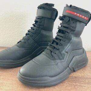 PRADA  Polarius High Top Sneakers